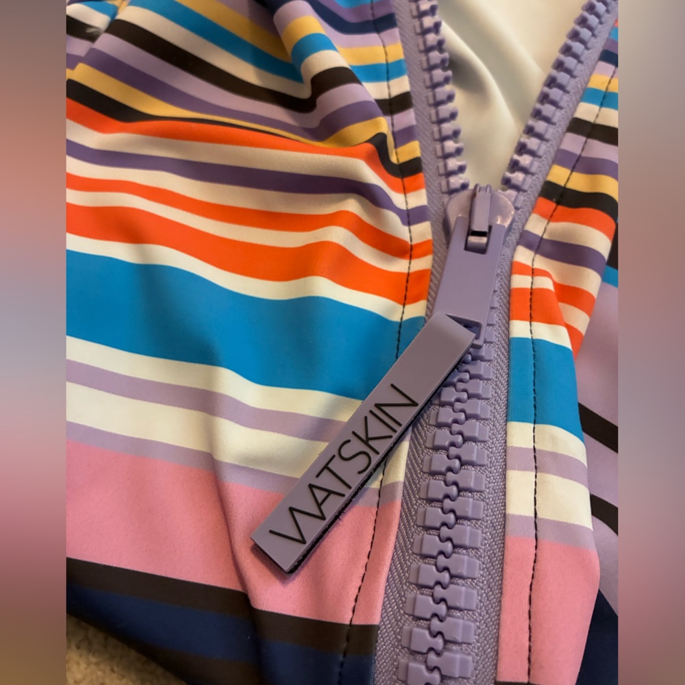 Watskin Lou Dress in Variegated Stripe, Size M - Picture 3 of 6